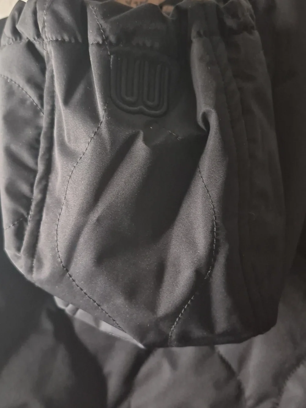 Mondetta Black Quilted Hooded Puffer Jacket